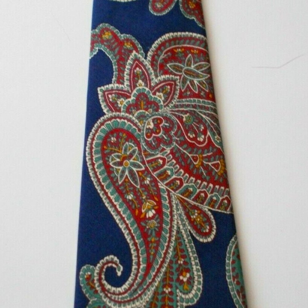 Polo by Ralph Lauren Men's Tie 100% SILK W35 x L57 - Picture 2 of 6